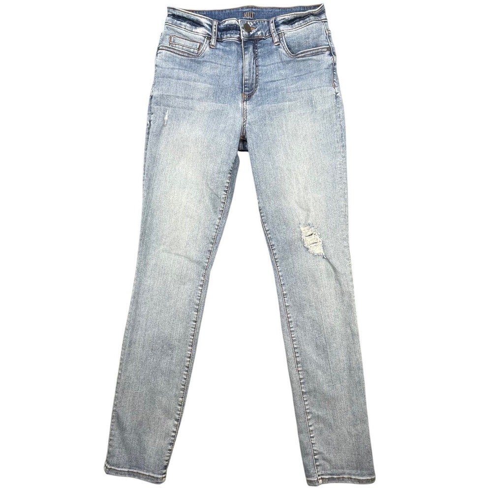 Kut from the Kloth Blue Catherine High Rise Boyfriend Jeans Women Size 4